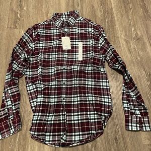 Croft and Barrow Flannel Deep Red